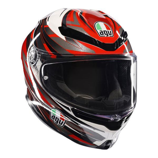 AGV K6 S Reeval White/Red/Grey