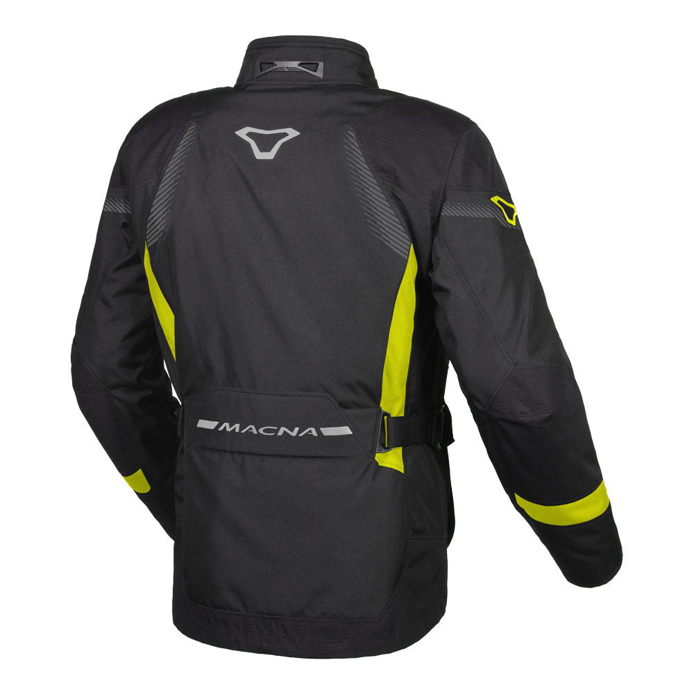 Macna Rancher Jacket Black/Fluro Yellow