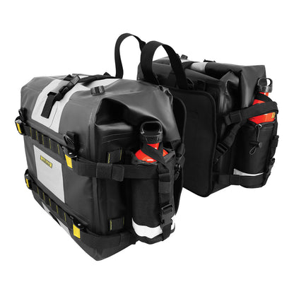 Nelson-Rigg Hurricane Dry Saddlebags SE-4050 Black/ Grey 27.5L