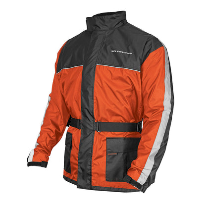 Nelson-Rigg Solo Storm Rain Jacket Hi-Viz Orange/ Black