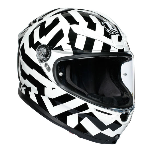 AGV K6  Secret Black/White