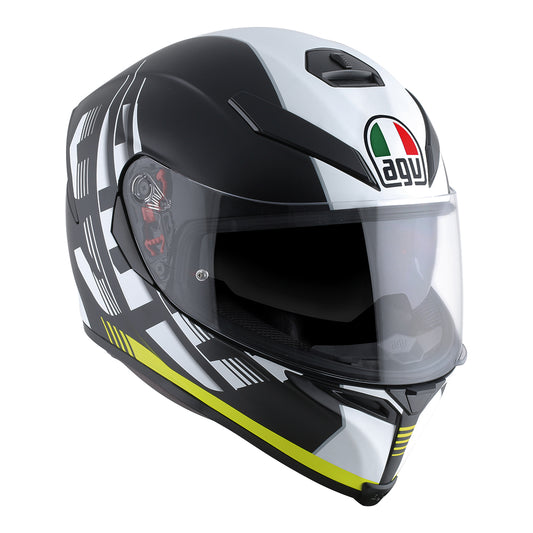 AGV K5 S  Darkstorm Matt Black/Yellow