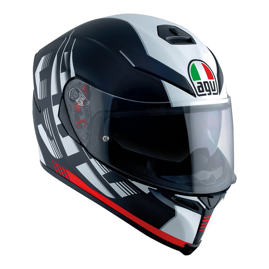 AGV K5 S  Darkstorm Matt Black/Red