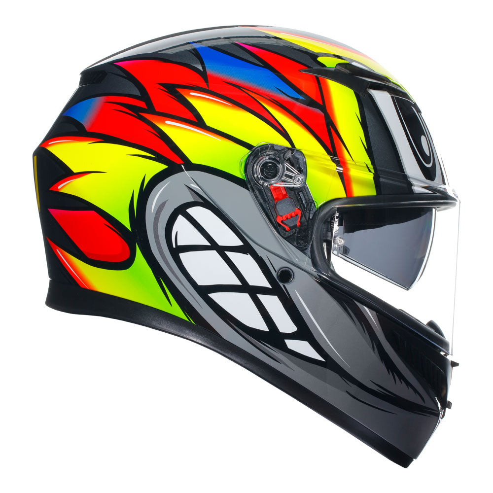 AGV K3 BIRDY 2.0 GREY/YELLOW/RED