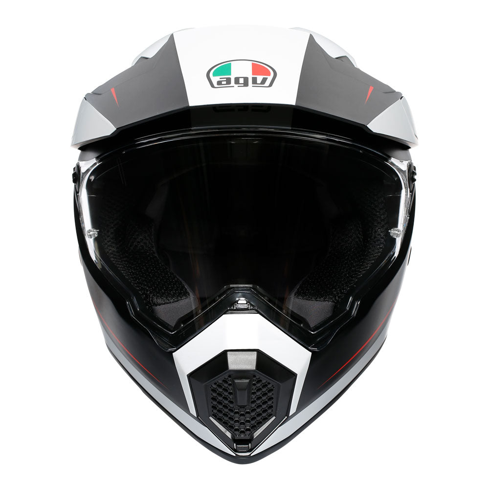 AGV Ax9  Pacific Road Multi  Matt Black/White/Red