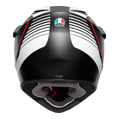 AGV Ax9  Pacific Road Multi  Matt Black/White/Red