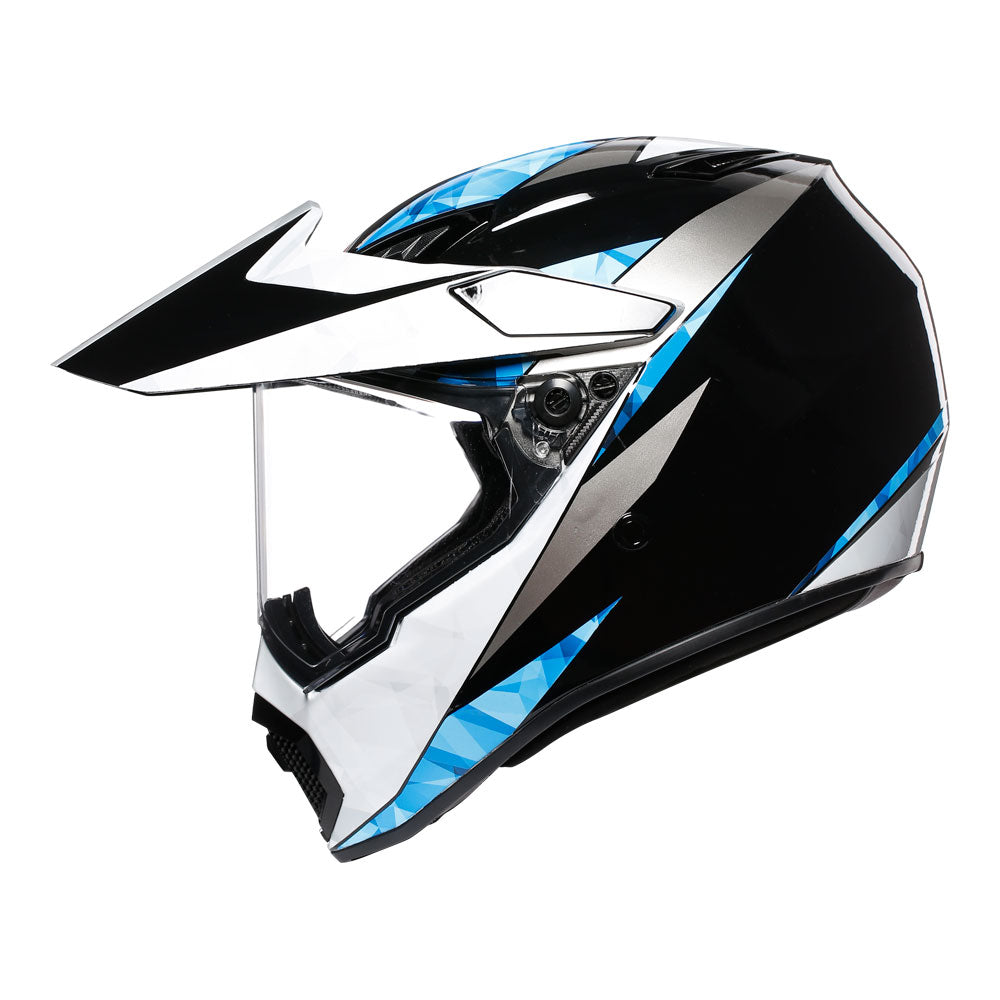 AGV Ax9  North Black/White/Cyan