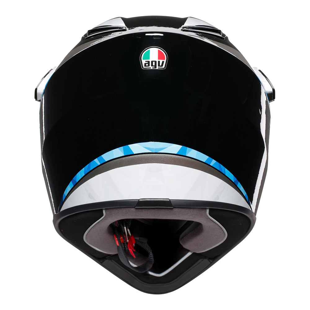 AGV Ax9  North Black/White/Cyan