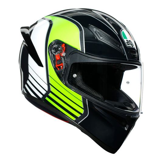 AGV K1  Power Gunmetal/White/Green