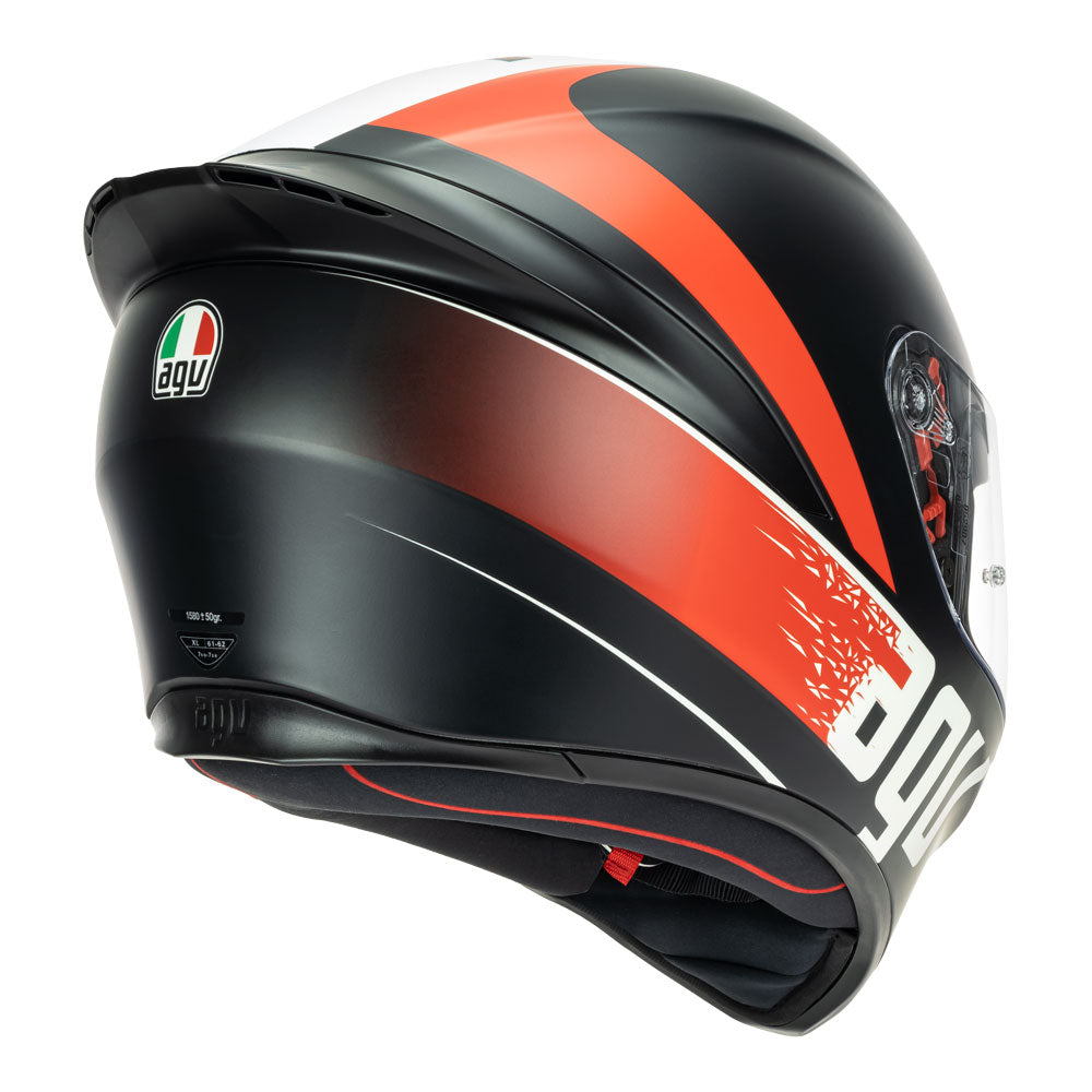 AGV K1  Grip Matt Black/Red