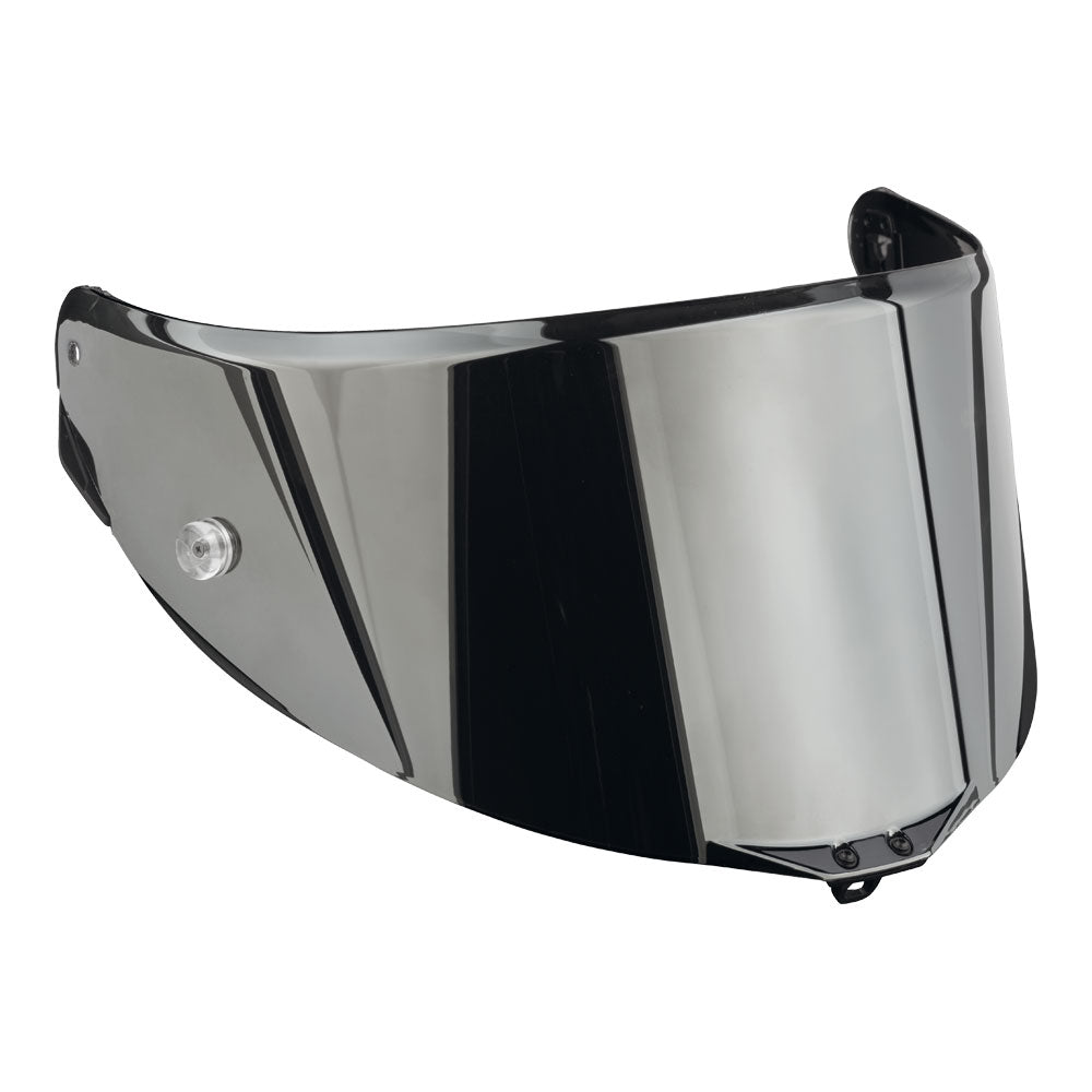 AGV Visor Scratch Resistant Race 2 Iridium Silver