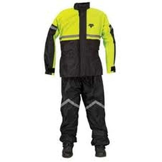 Nelson-Rigg Stormrider Rainsuit SR-6000 2 piece Black/Hi-Vis Yellow