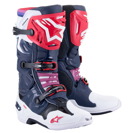 ALPINESTARS TECH 10 SUPERVENTED Night Navy White Rainbow