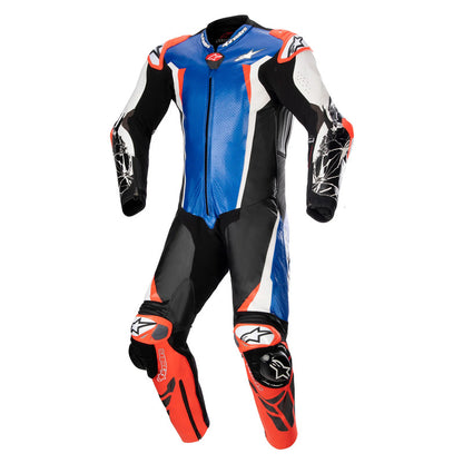 Alpinestars Racing Absolute V2 1 PC SUIT METBLUE/BLACK/WHITE/RED/FLURO