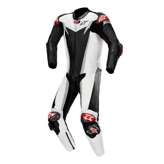 Alpinestars GP Tech V3 Tech Air 1PCE Suit BLACK/WHITE/SILVER