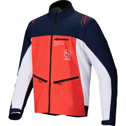 Alpinestars Lite-Dura Softshell Jacket Navy/Hot Orange/White