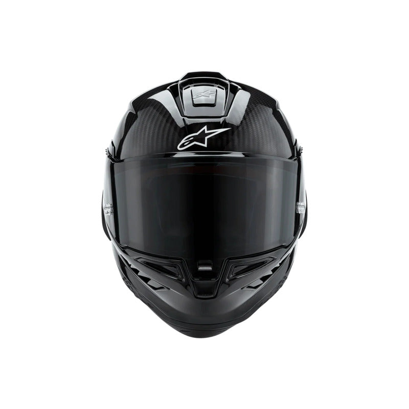 Alpinestars SUPERTECH SR10 SOLID HELMET ECE 22.06 Black/Carbon and Matt Gloss