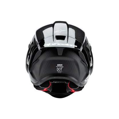 Alpinestars SUPERTECH SR10 SOLID HELMET ECE 22.06 Black/Carbon and Matt Gloss