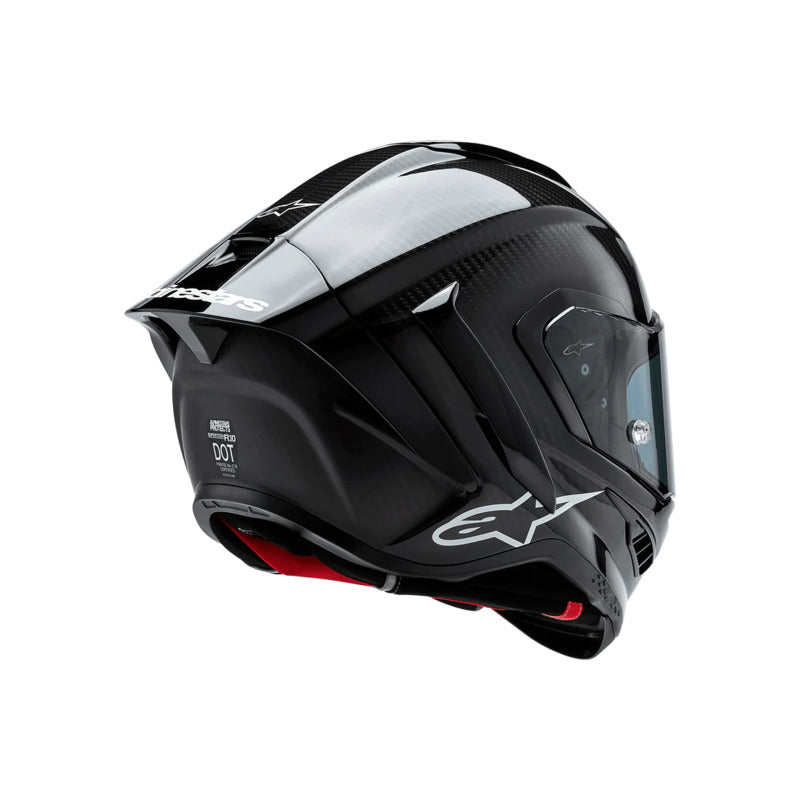 Alpinestars SUPERTECH SR10 SOLID HELMET ECE 22.06 Black/Carbon and Matt Gloss