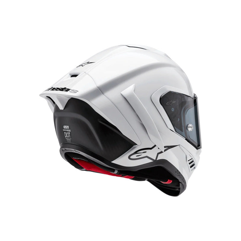 Alpinestars SUPERTECH SR10 SOLID HELMET ECE 22.06 White Gloss/Matt Black