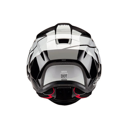 Alpinestars SUPERTECH SR10 SOLID HELMET ECE 22.06 Black Carbon/Silver/Black Gloss