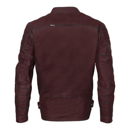 Merlin Jacket Alton II D3O Leather Oxblood