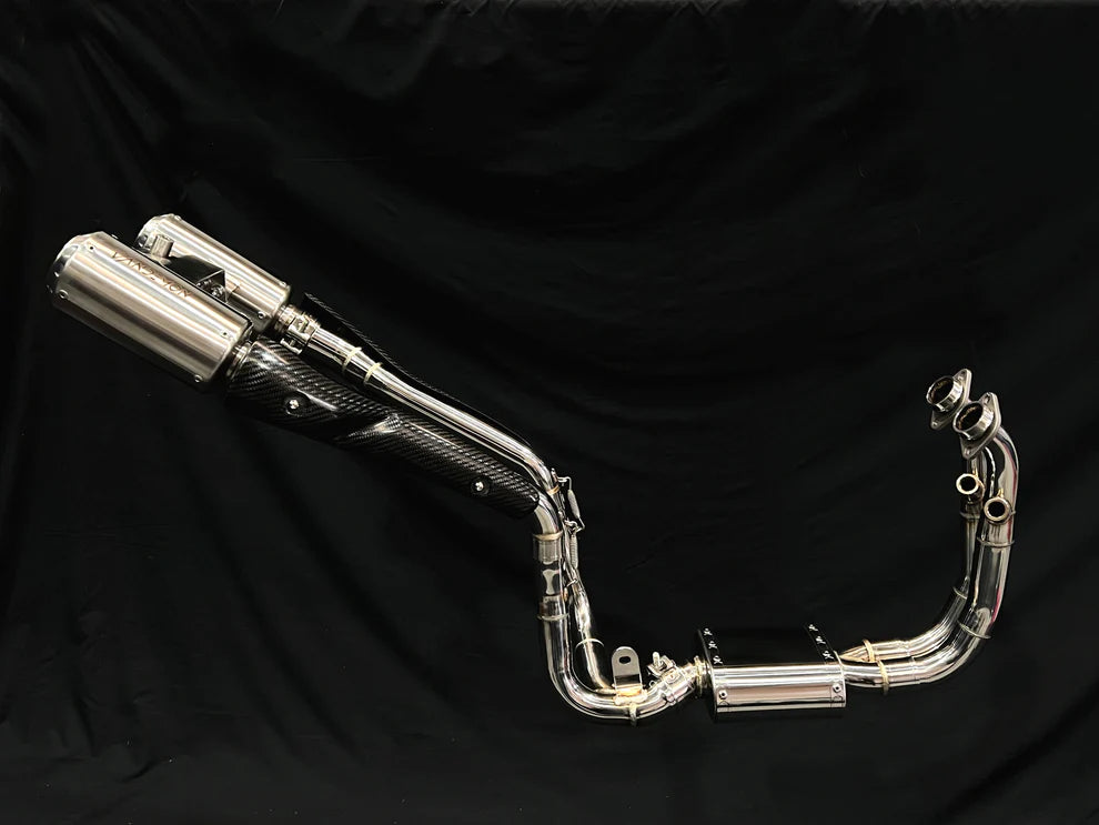 Vandemon - CFMOTO 450SR Stainless Steel High Mount Exhaust System