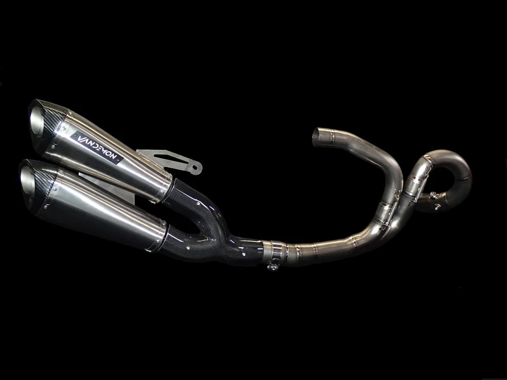 Vandemon - Ducati Monster 821 & 1200-1200S Full Titanium Exhaust System 2014-20