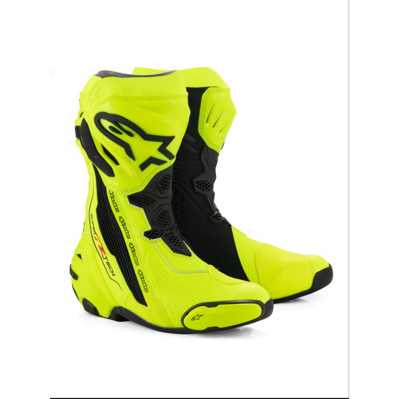 ALPINESTARS SUPERTECH R V2 BOOT FLURO-YELLOW BLACK