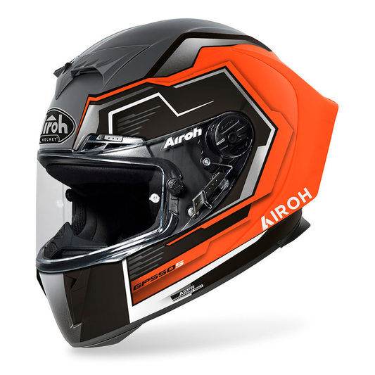 Airoh GP550-S Rush Orange Fluro Matt Helmet