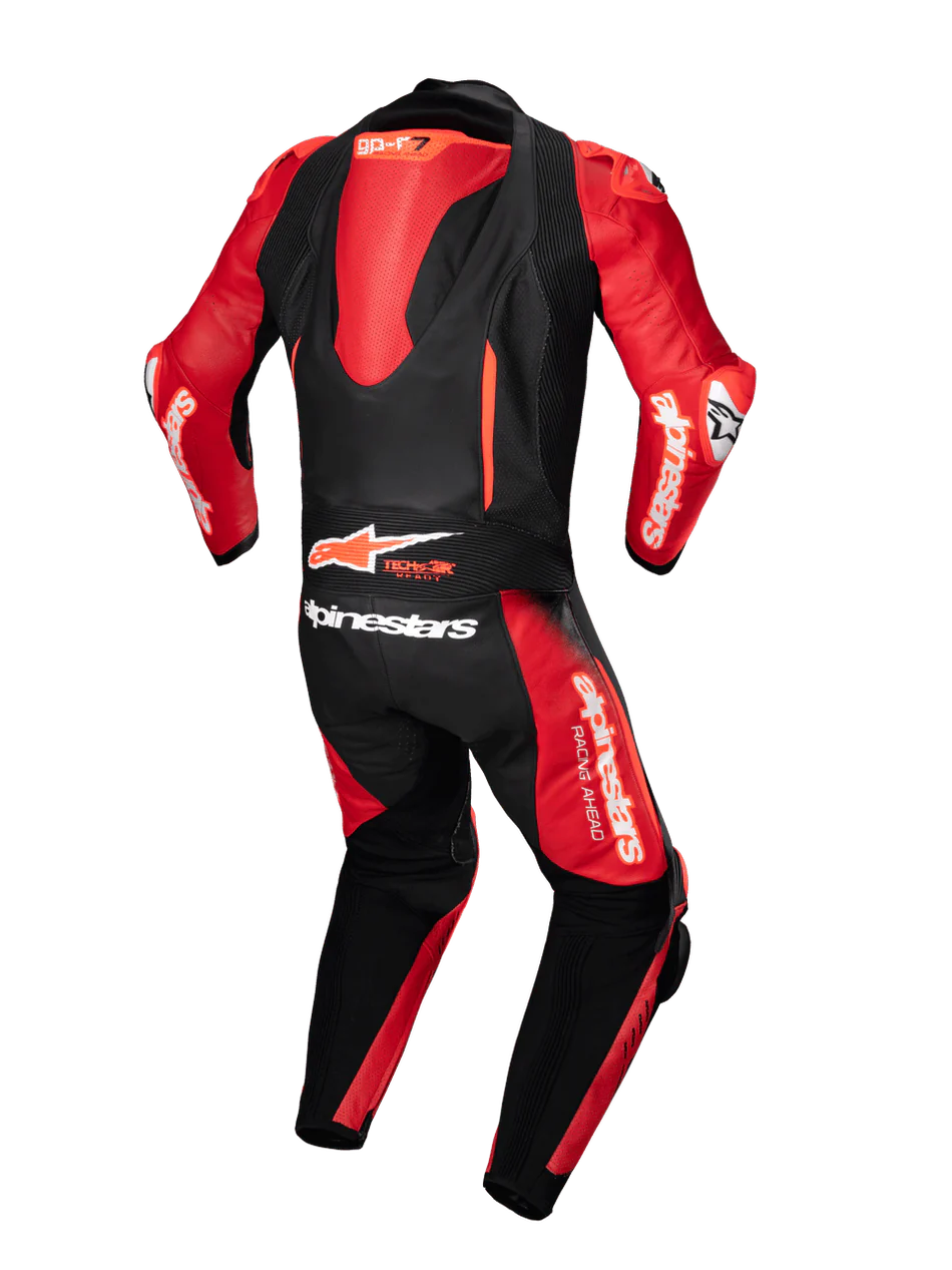 Alpinestars GPR7 1Pc Leather Suit - Black Mid Red