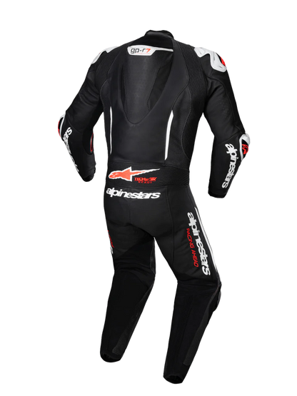 Alpinestars GPR7 1Pc Leather Suit - Black White Fluro Red