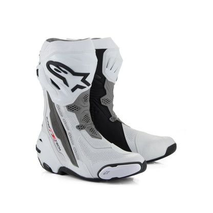 ALPINESTARS SUPERTECH R V2 VENTED BOOT WHITE-MIDGRAY-BLACK