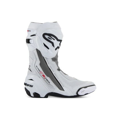 ALPINESTARS SUPERTECH R V2 VENTED BOOT WHITE-MIDGRAY-BLACK