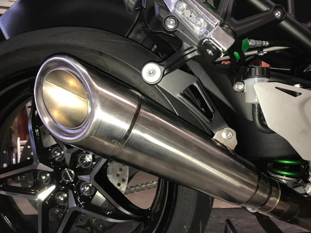 Vandemon - Kawasaki H2 SE SX Vandemon Titanium Exhaust & H2R Titanium Muffler 2018-24