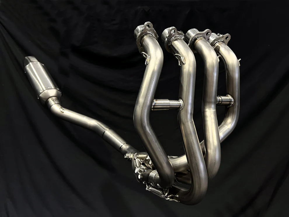 Vandemon - Kawasaki ZX4R-ZX4RR Side Mount Titanium Race Exhaust System 2023-2024