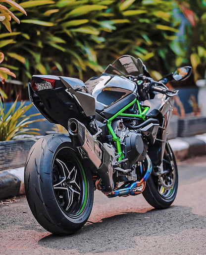 Vandemon - Kawasaki H2 H2R Vandemon Bimodal Stealth Titanium Exhaust System