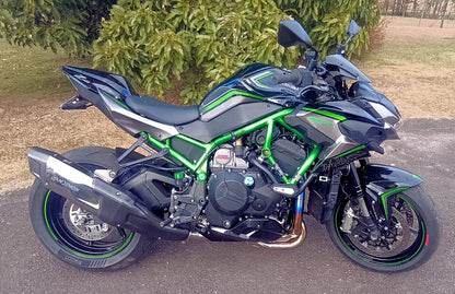 Vandemon - Kawasaki ZH2 Vandemon Bimodal Stealth Titanium Exhaust System