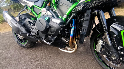 Vandemon - Kawasaki ZH2 Vandemon Bimodal Stealth Titanium Exhaust System