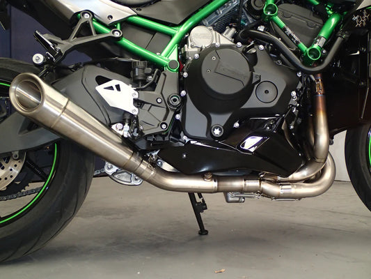 Vandemon - Kawasaki Ninja ZH2 Vandemon Brushed Titanium Exhaust System 2020-24