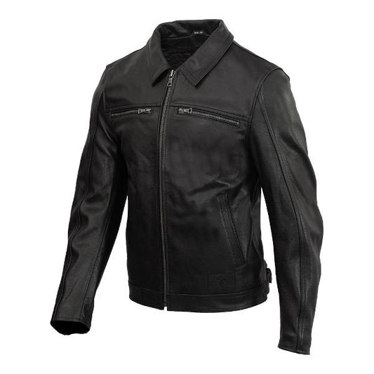 MERLIN Kingsbury D30 Leather Jacket Black