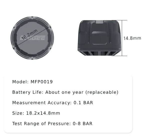 Chigee External Tire Pressure Sensor