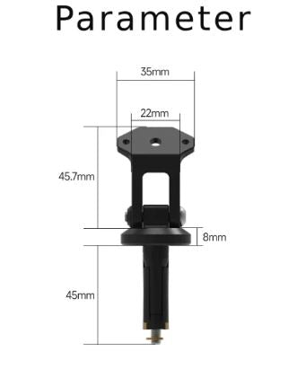 Chigee Mounting Bracket 12-32MM Mounting Hole