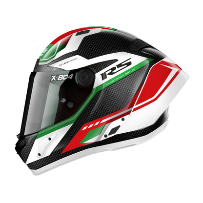 X-804 RS FULL FACE Carbon Red White Green