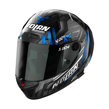 X-804 RS FULL FACE Carbon Blue Chrome