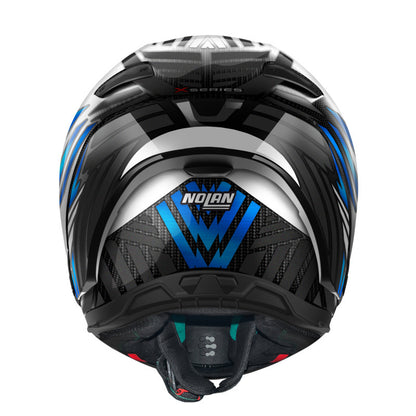 X-804 RS FULL FACE Carbon Blue Chrome