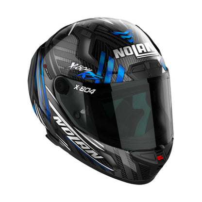 X-804 RS FULL FACE Carbon Blue Chrome