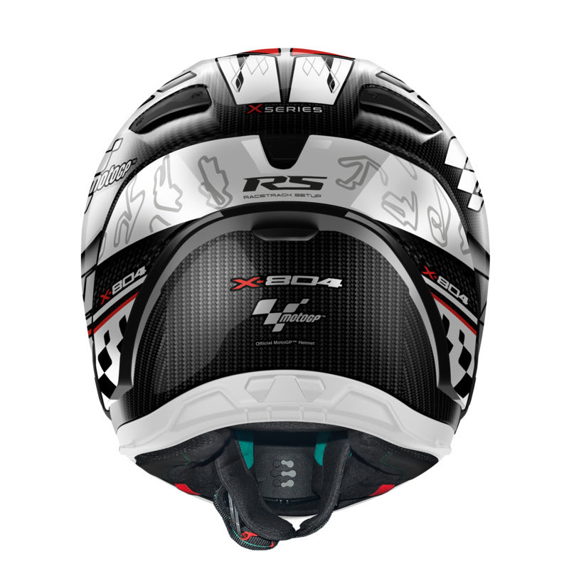 X-804 RS FULL FACE Carbon Red White