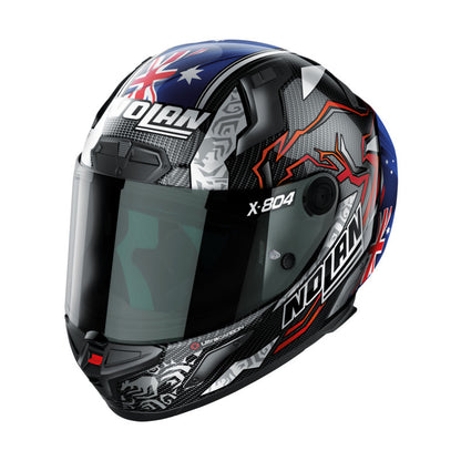 X-804 RS FULL FACE Carbon Blue White Red