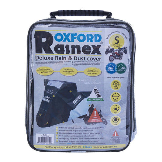 Oxford Rainex Rain and Dust Bike Cover - Medium : : Automotive